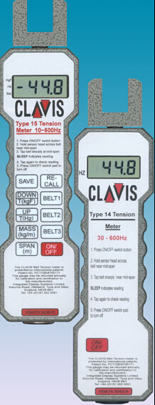 Clavis皮带张力计Type 14 ,Type15